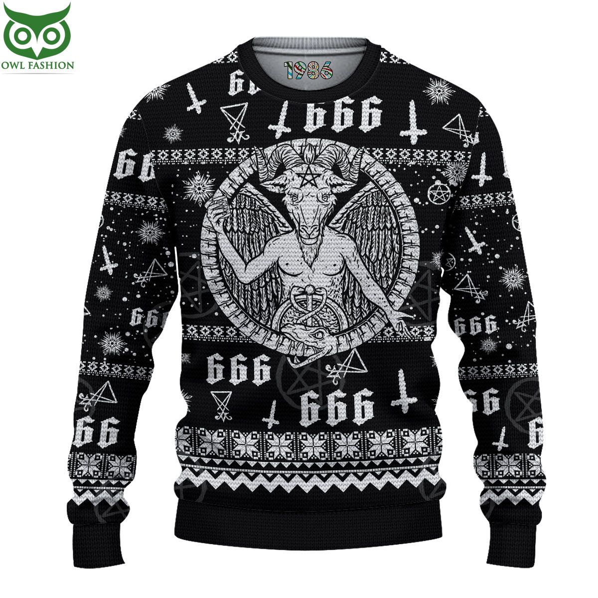 Satan Limited Christmas Ugly Sweater Jumpers Loving click