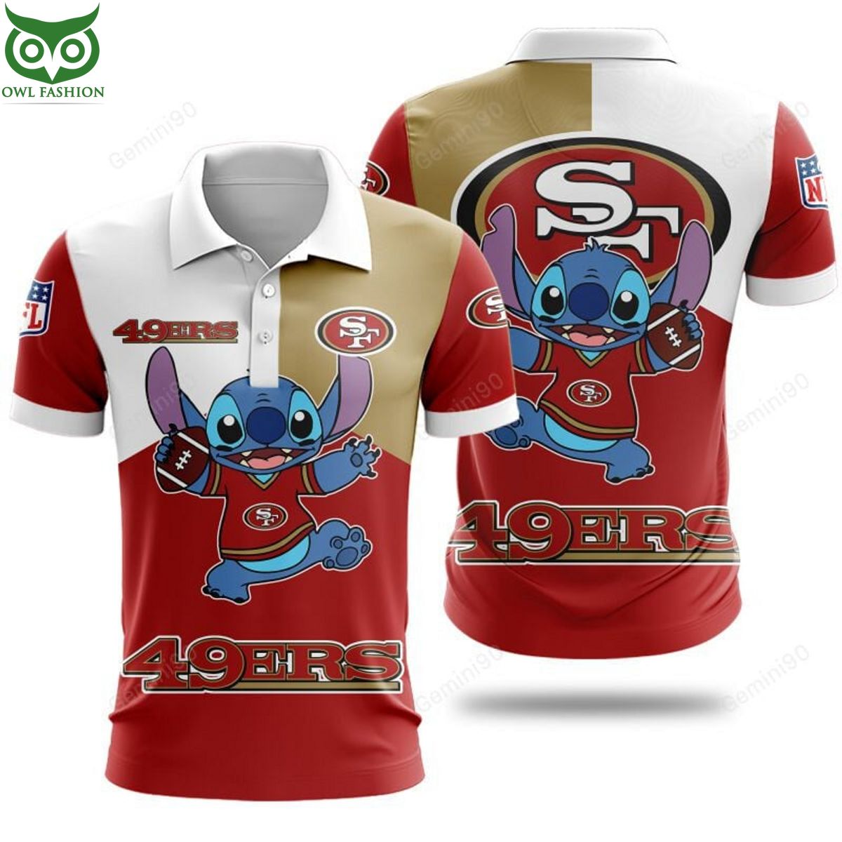 stitch favourite nfl san francisco 49ers 3d shirt hoodie polo 1 s94Wk.jpg