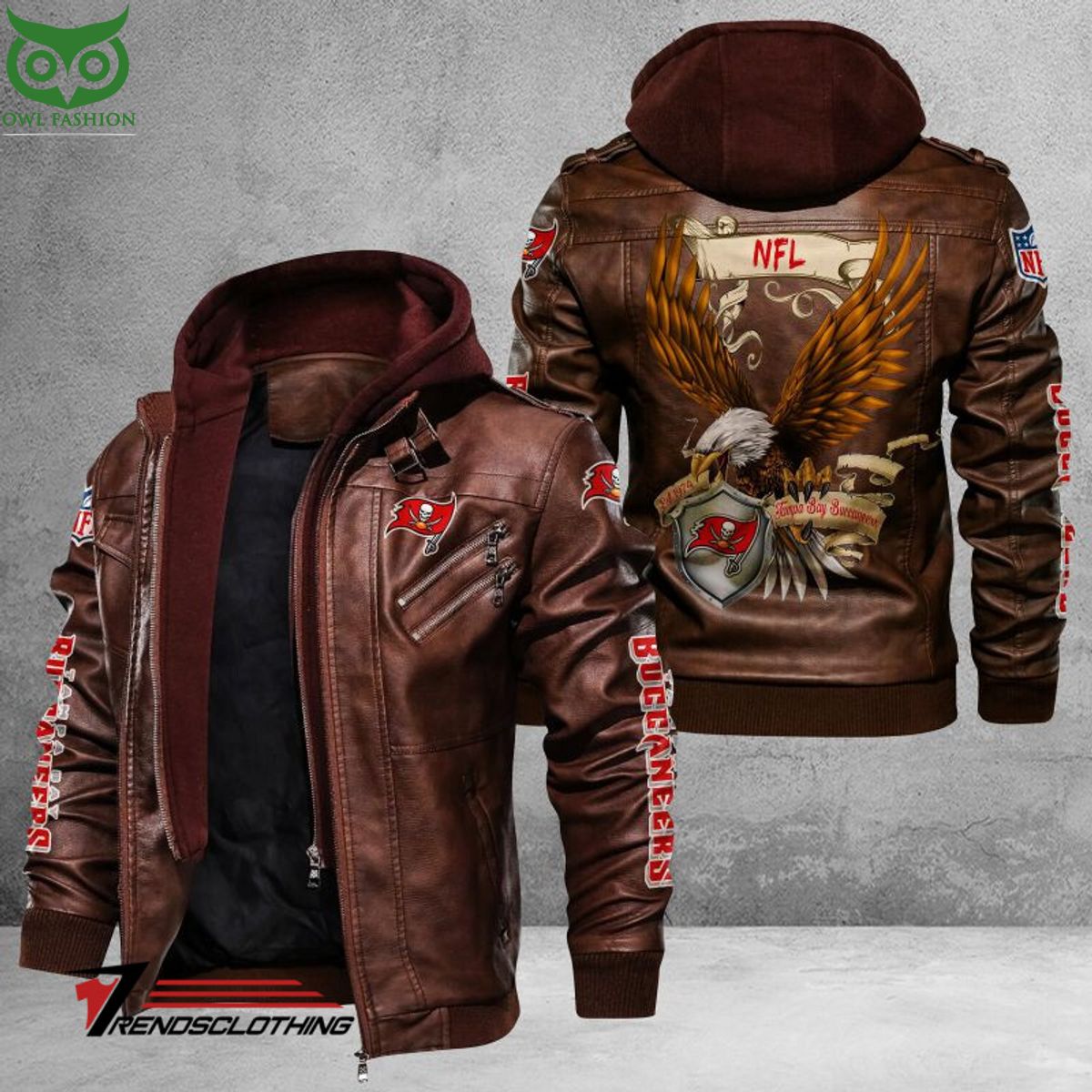 Tampa Bay Buccaneers Trending 2D Leather Jacket I like your hairstyle