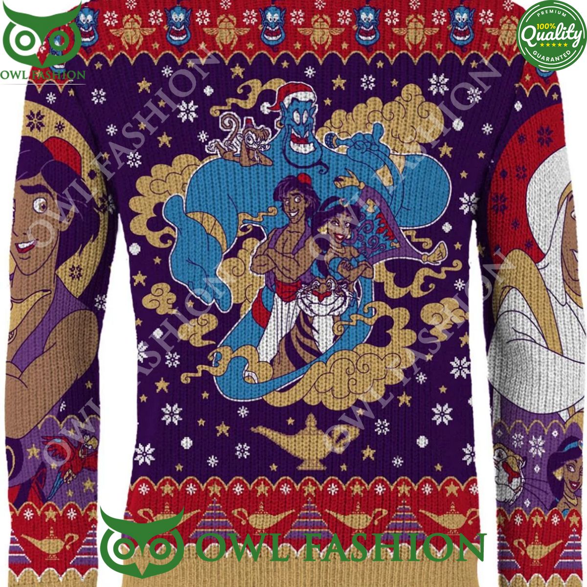Aladdin Christmas Wishes Christmas Jumper