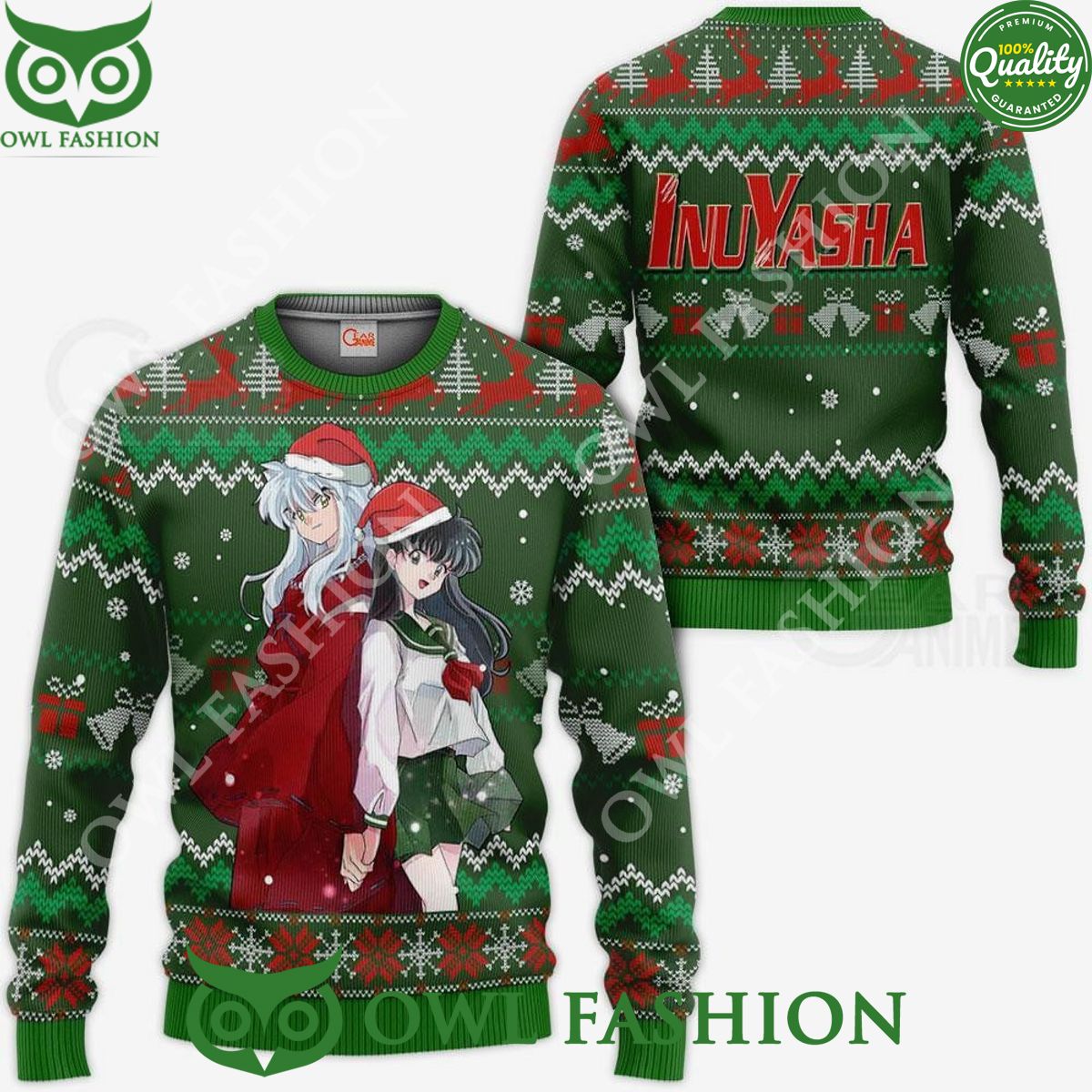 anime inuyasha kagome ugly christmas sweater inuyasha xmas gift 1 bDapR.jpg