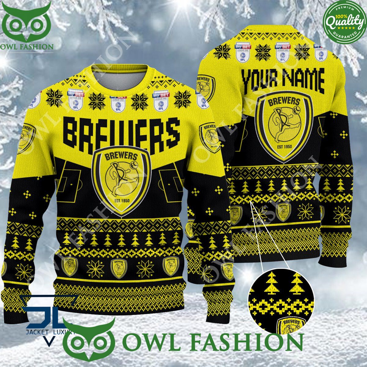 burton albion f c efl 2023 custom ugly christmas sweater jumper 1 lz7MF.jpg