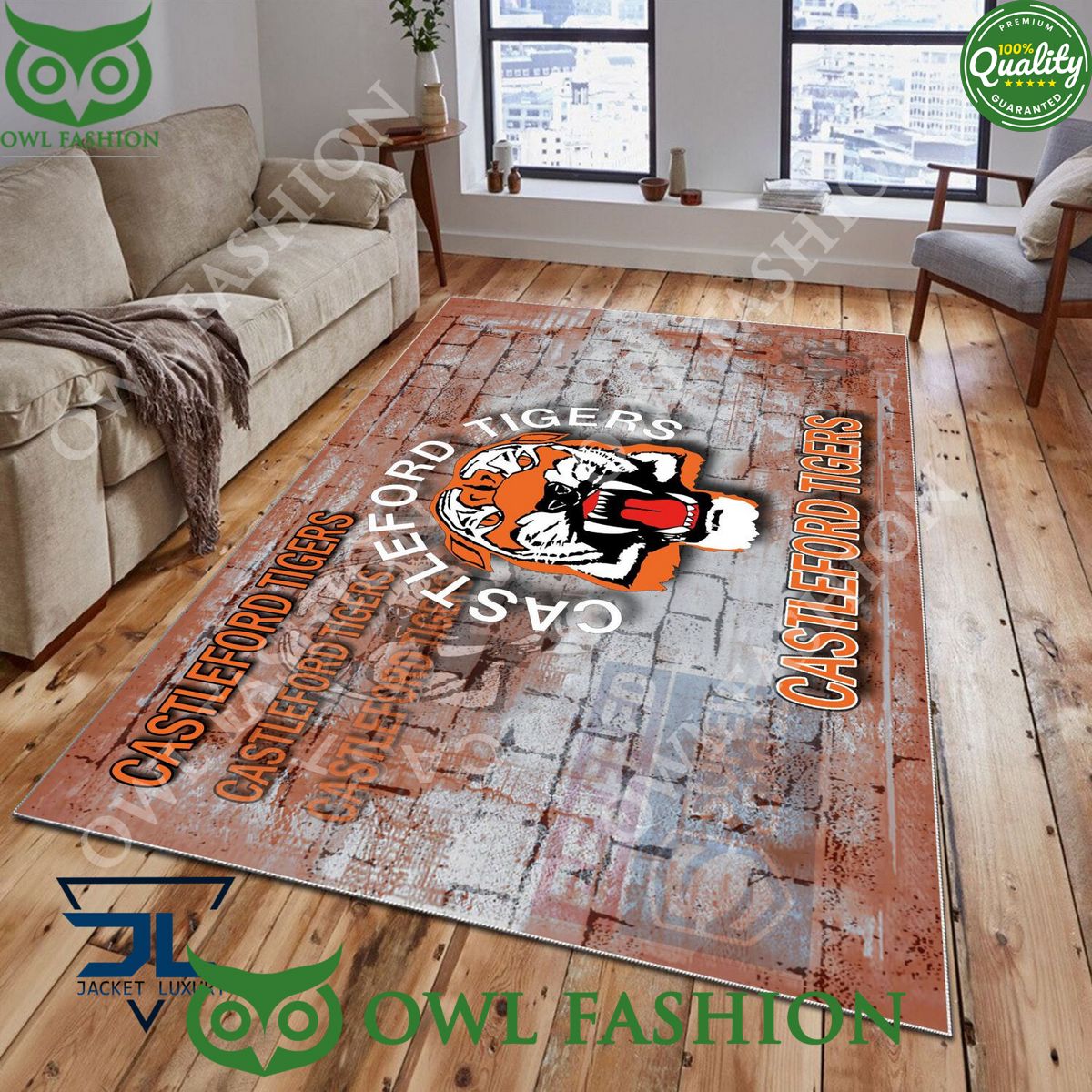 Castleford Tigers Super League Rugby Carpet Rug You are always best dear