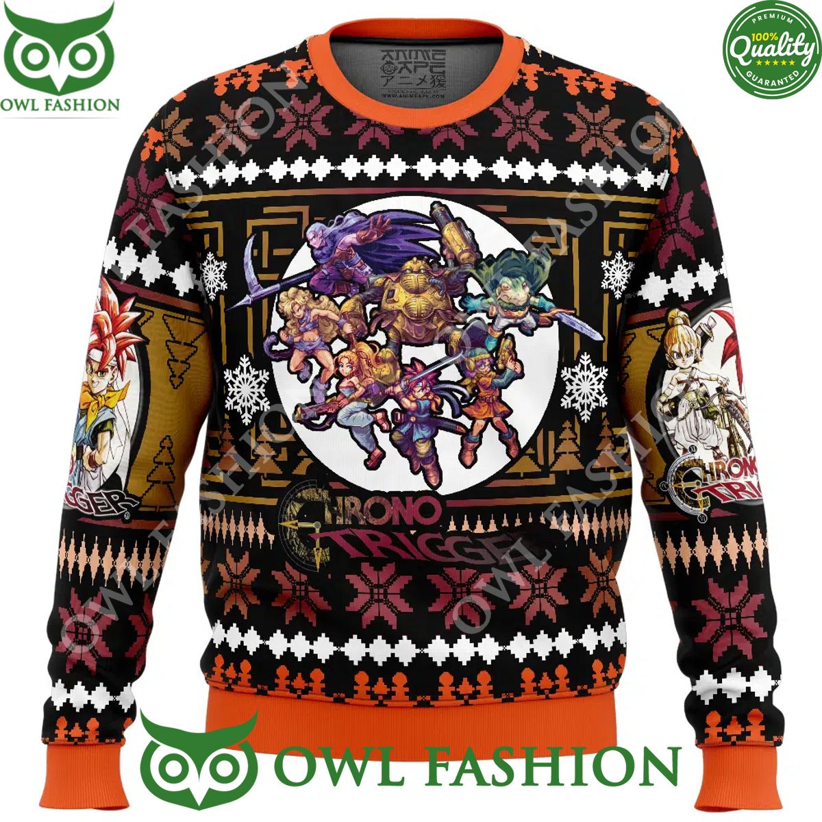 Chrono Heroes Chrono Trigger Ugly Christmas Sweater Jumper Sizzling