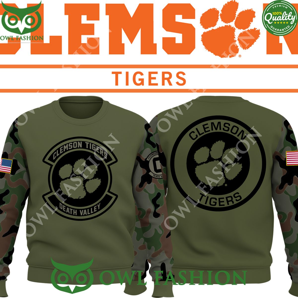 clemson tigers football veterans ncaa camo 2023 sweatshirt ugly sweater jumper 1 XojS8.jpg