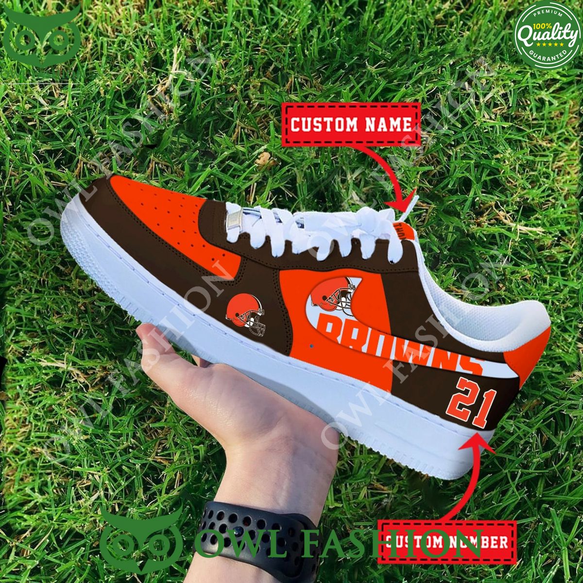 cleveland browns nfl personalized premium air force shoes nike 1 QgSVp.jpg