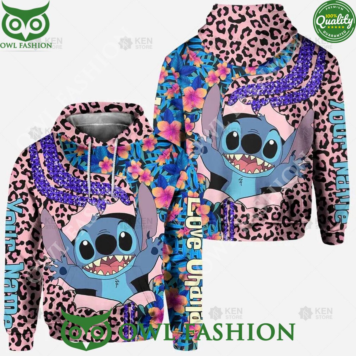 Customized Happy Stitch 2023 Cute 3D Hoodie You tried editing this time?