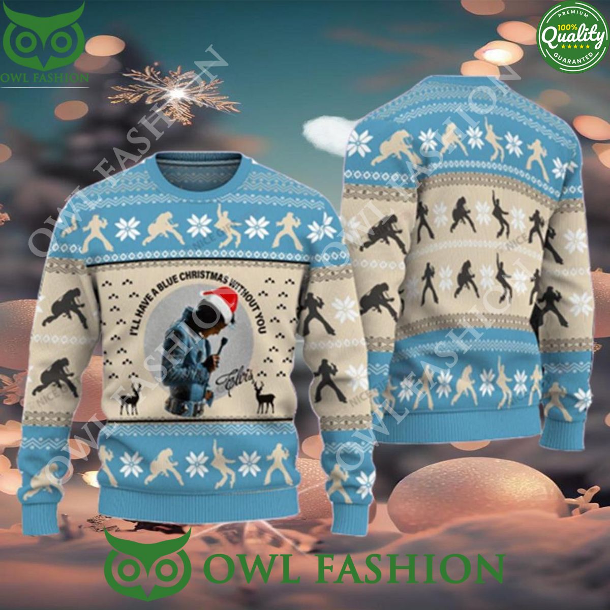 elvis presley ill have a blue ugly christmas without you sweater 1 feWAm.jpg