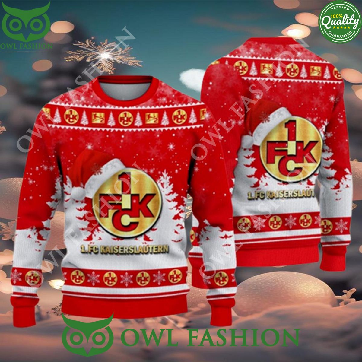 fc kaiserslautern logo wearing santa hat ugly christmas sweater 1 h9Jfp.jpg