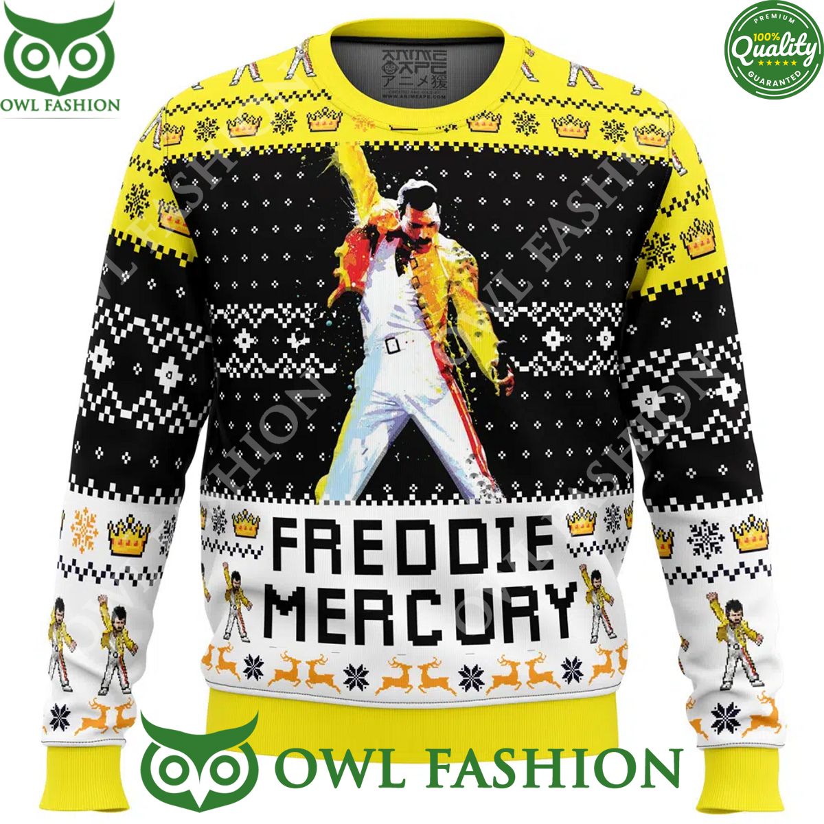 freddie mercury queen ugly christmas sweater jumper 1 JOBRF.jpg