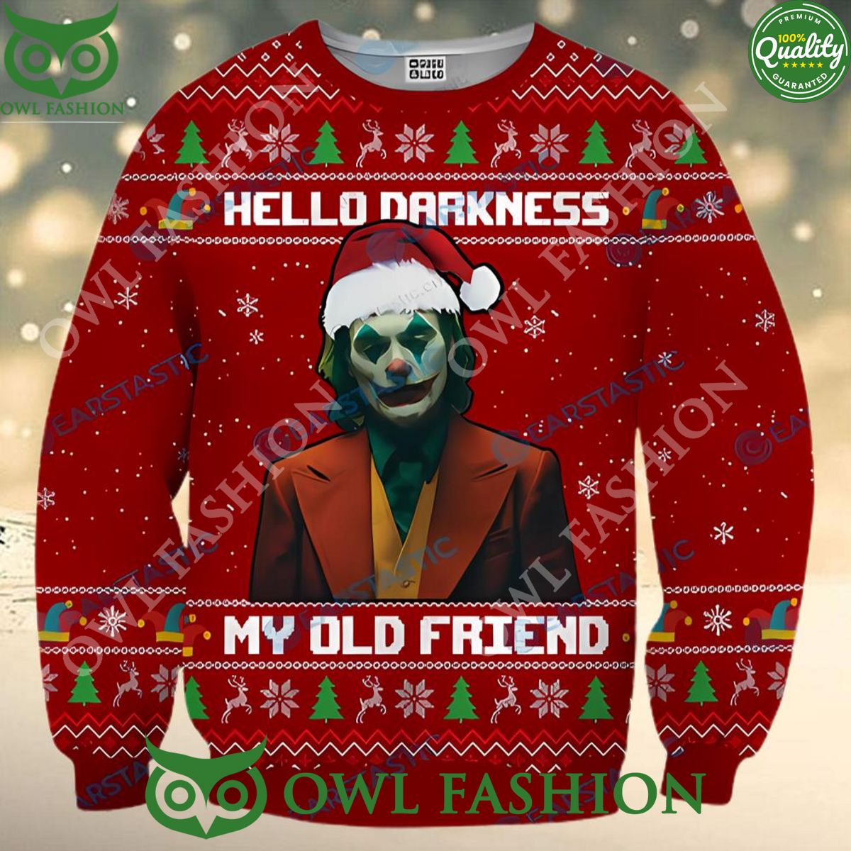 hello darkness my old friend joker ugly christmas sweater jumper 1 ypHP3.jpg