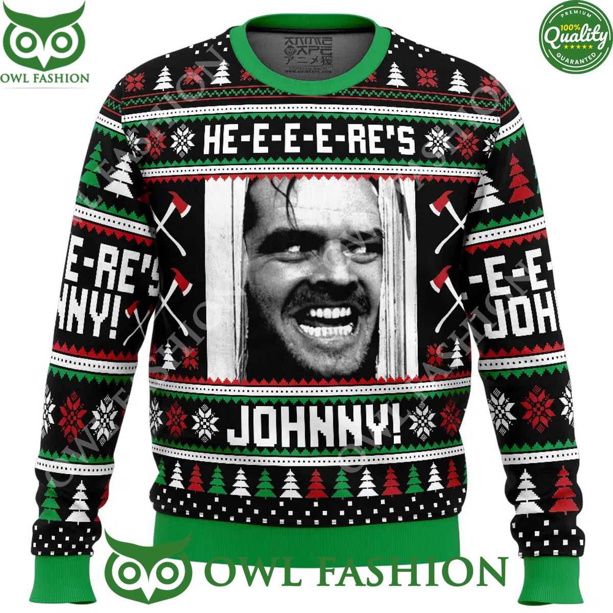 here johnny the shining ugly christmas sweater jumper 1 IXbWl.jpg