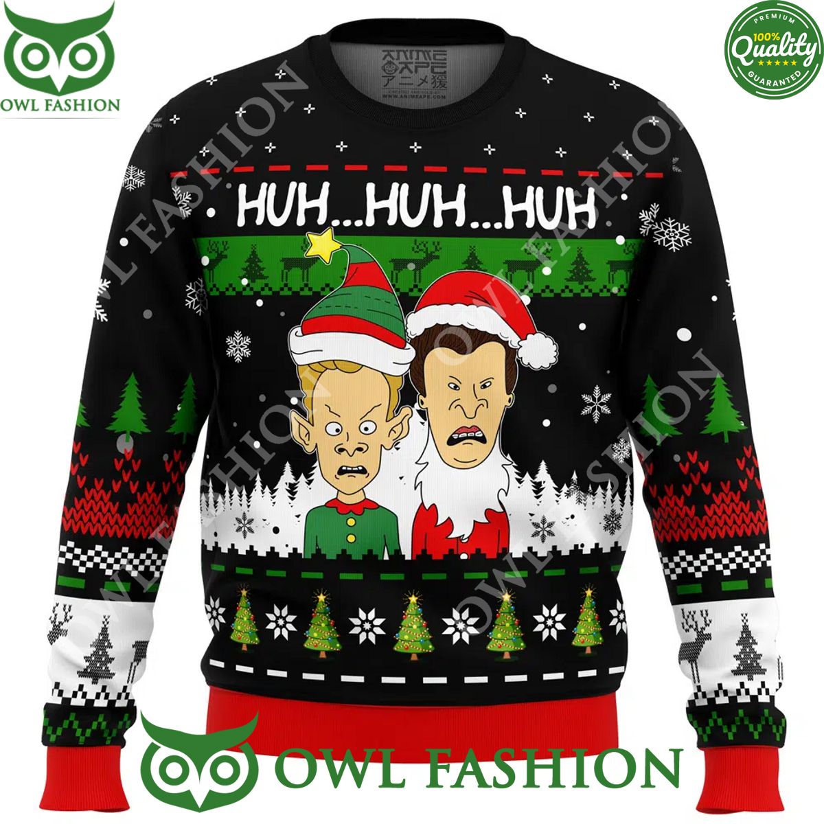 huh huh huh beavis and butthead ugly christmas sweater jumper 1 Lnl6q.jpg