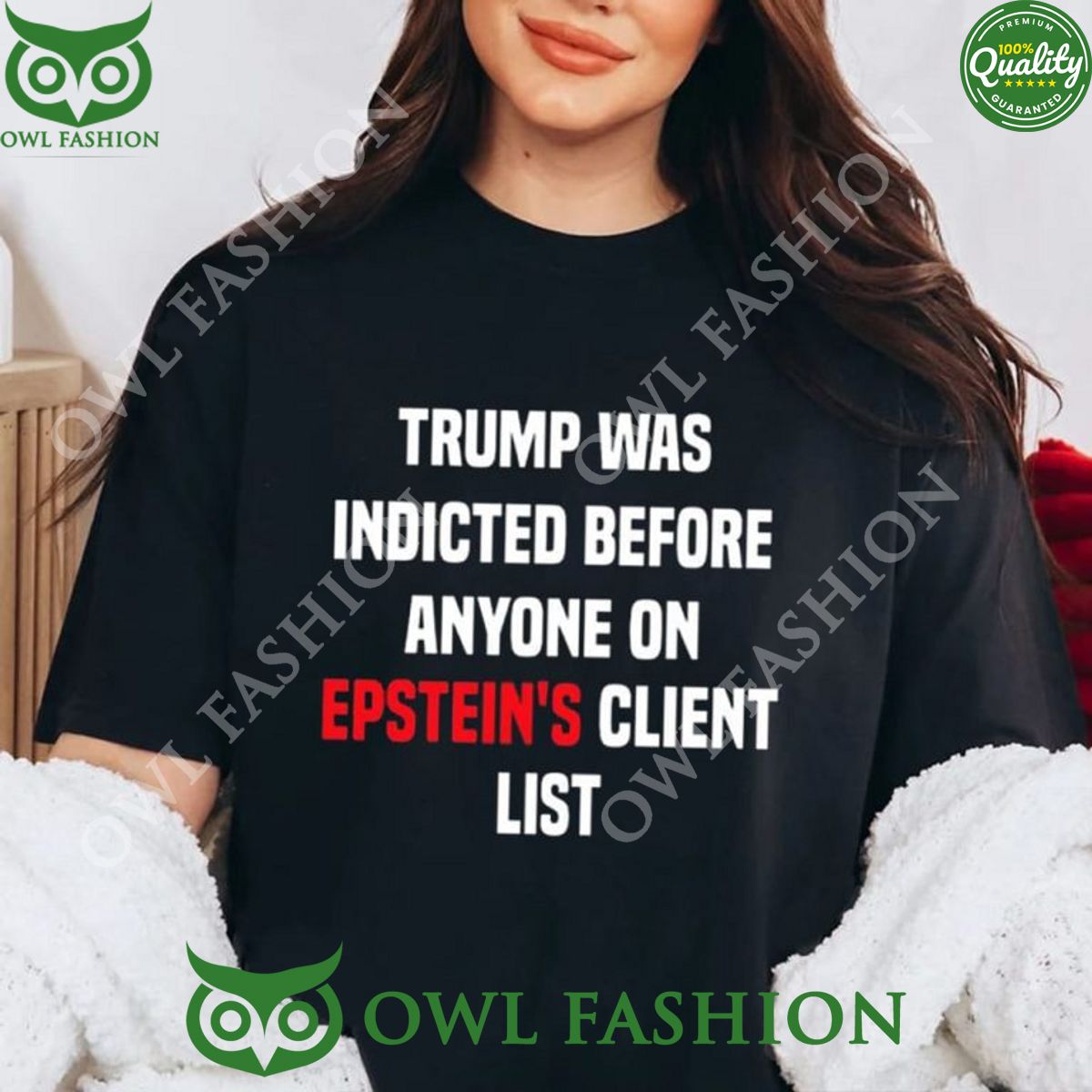 joel bauman shirt trump was indicted before anyone on epsteins client list 1 H6Te0.jpg