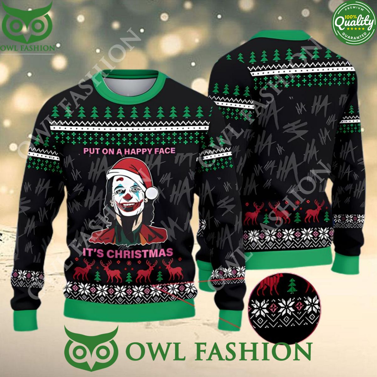joker put on a happy face its ugly christmas sweater jumper ugly 1 hAHwH.jpg