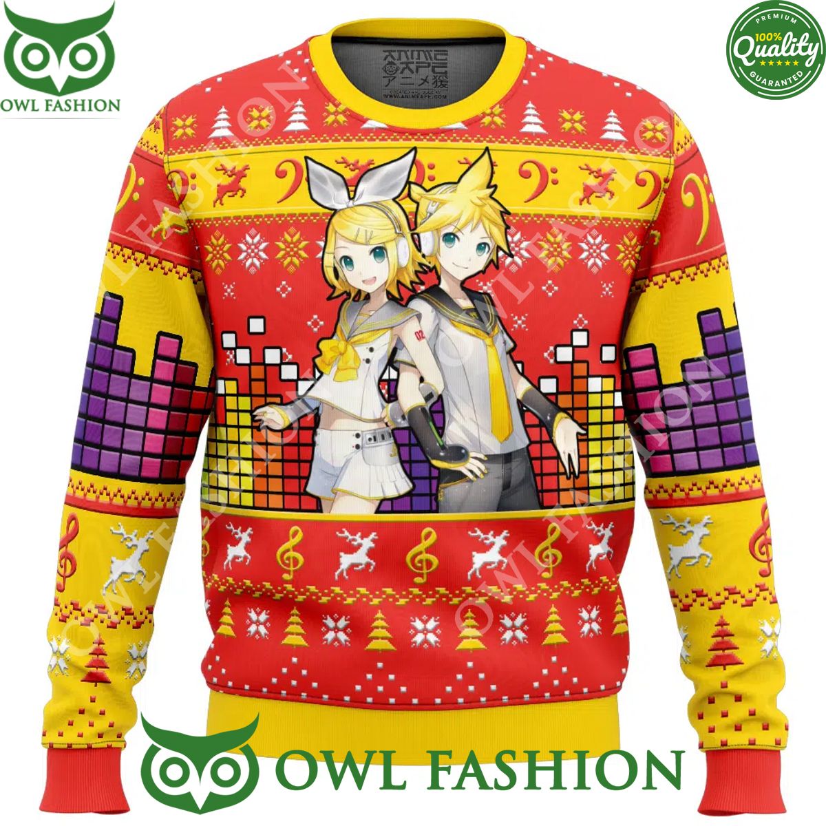 kagamine rin len ugly christmas sweater jumper 1 vmyaS.jpg