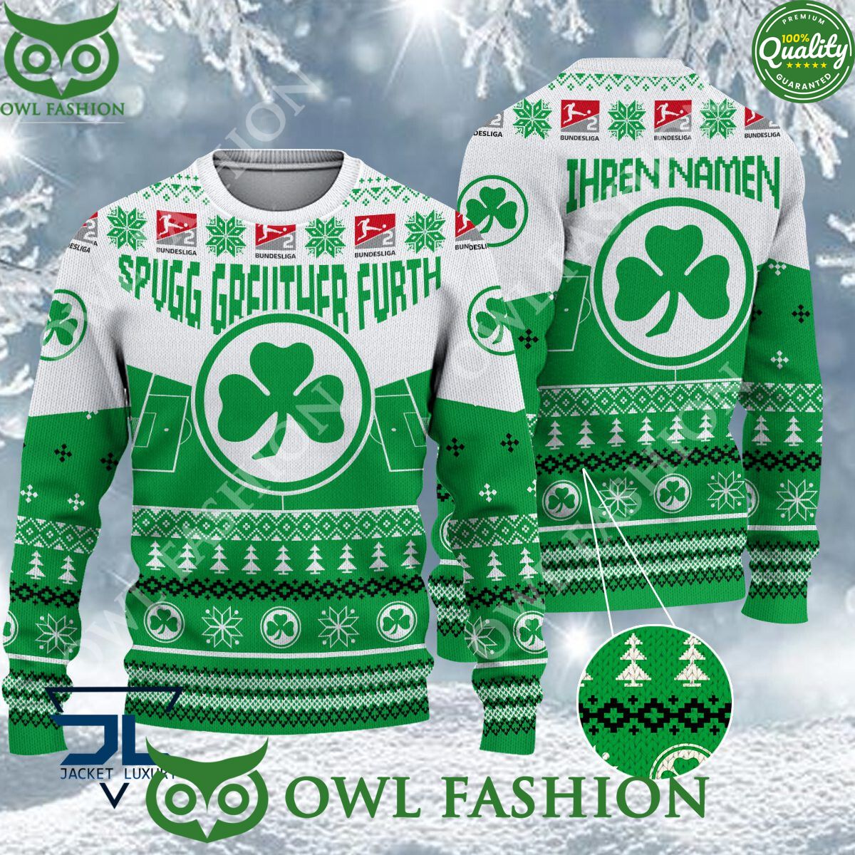 Limited 2023 SpVgg Greuther Furth For Fans Ugly Sweater Jumper Long time
