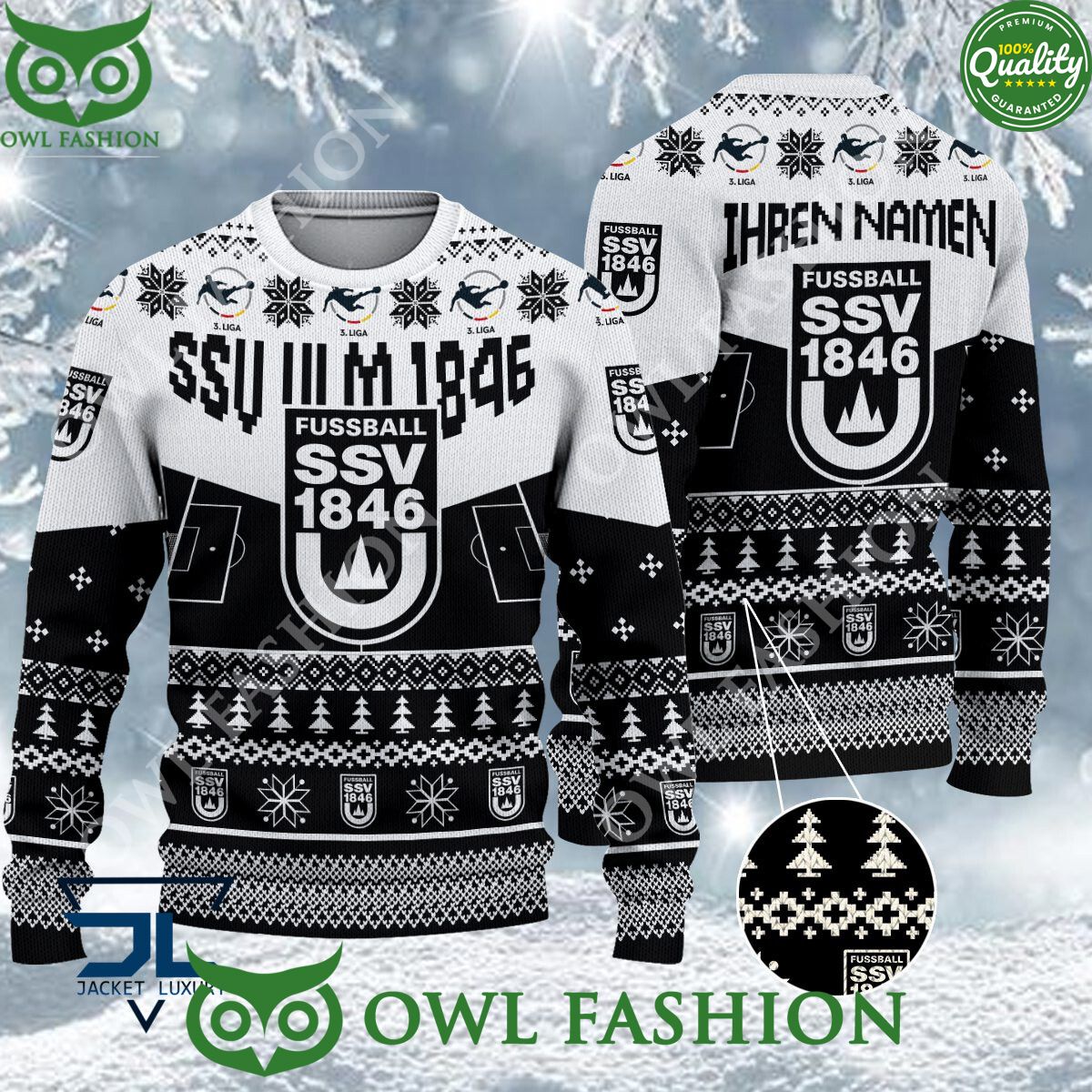 Limited 2023 SSV Ulm 1846 For Fans Ugly Sweater Jumper Handsome as usual