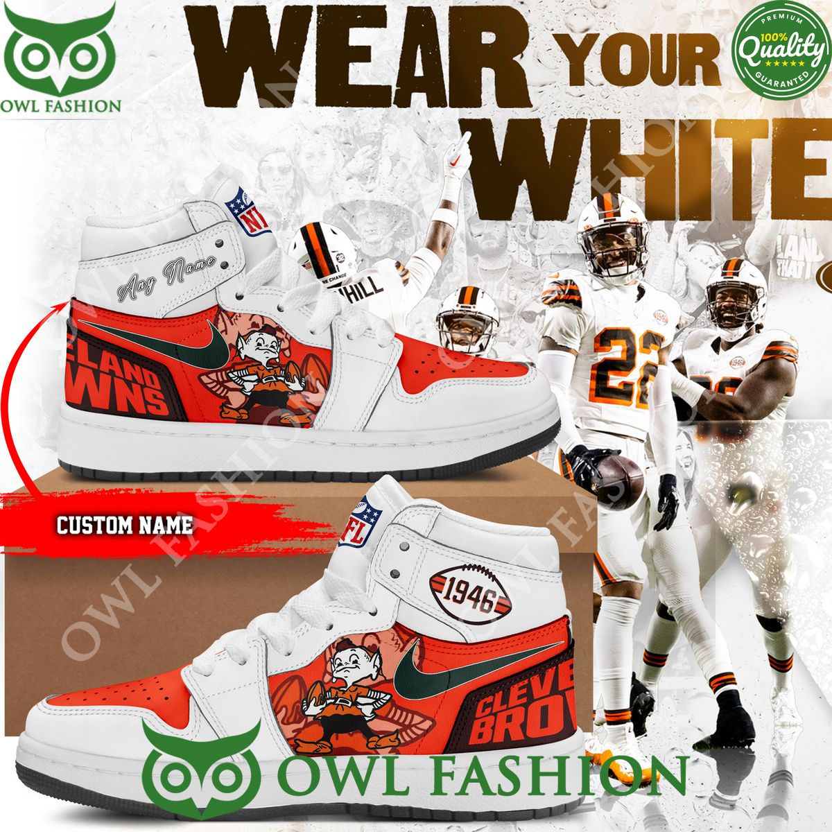 limited cleveland browns wear your white air jordan 1 shoes high top 1 XX6ug.jpg