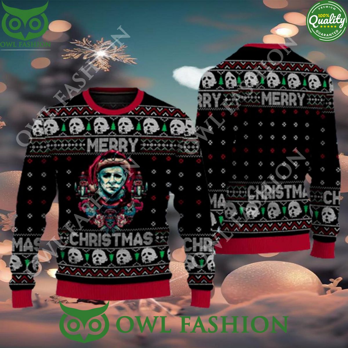 merry horror christmas premium ugly sweater jumper 1 WXMSB.jpg