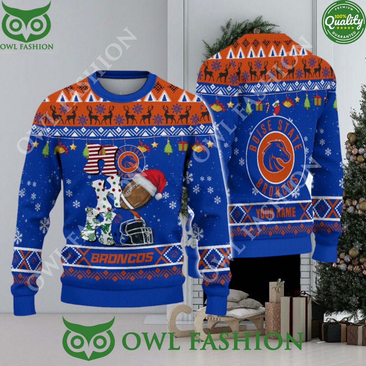 ncaa boise state broncos ho ho ho custom ugly christmas sweater jumper 1 s3frG.jpg