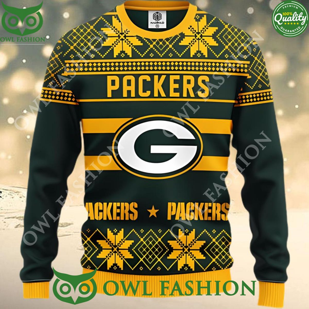 nfl green bay packers new season special ugly christmas 3d sweater jumper 1 s7URC.jpg