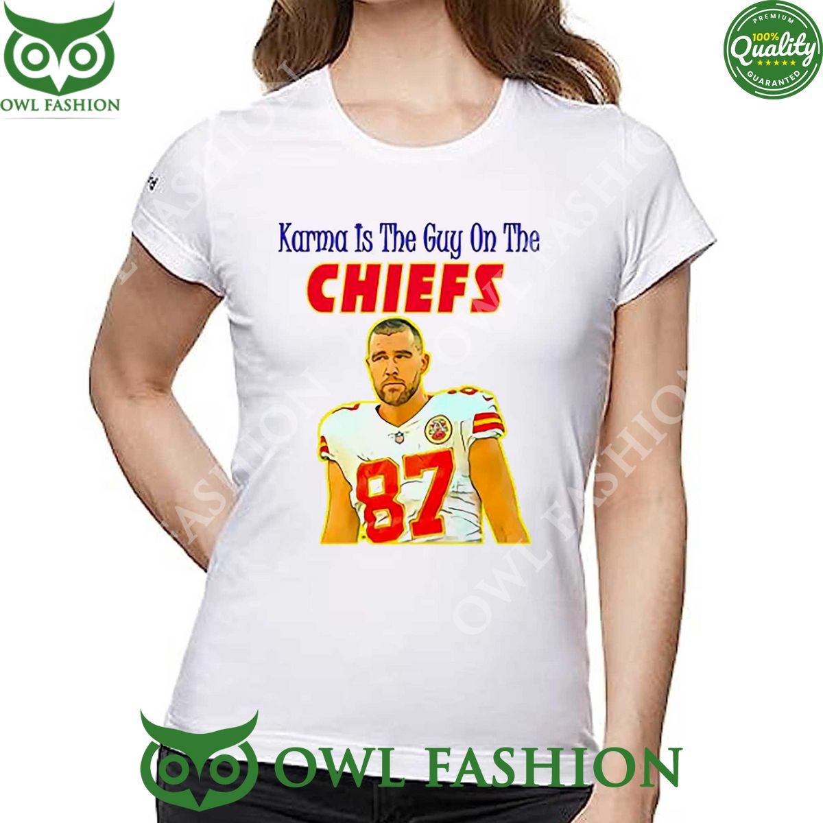 NFL Karma Is The Guy On The Chiefs t Shirt Beautiful Mom, beautiful daughter