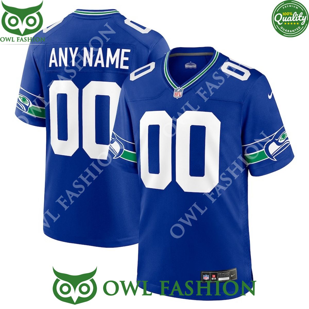 Personalize Seattle Seahawks Throwback Football Jersey 2023 Good one dear