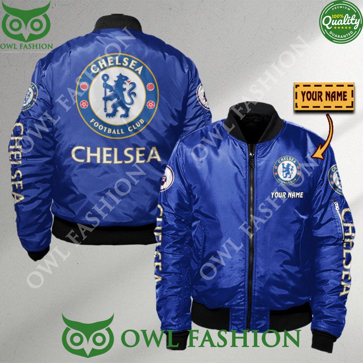 Premier League Chelsea F.C. Customized 3D Bomber Jacket Trending picture dear