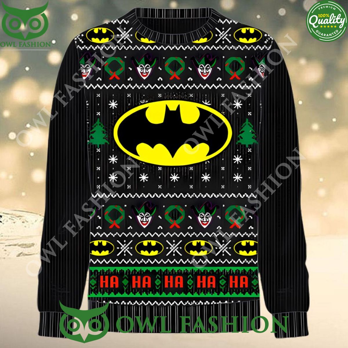 Ugly Christmas Sweater Jumper Batman Game Have you joined a gymnasium?