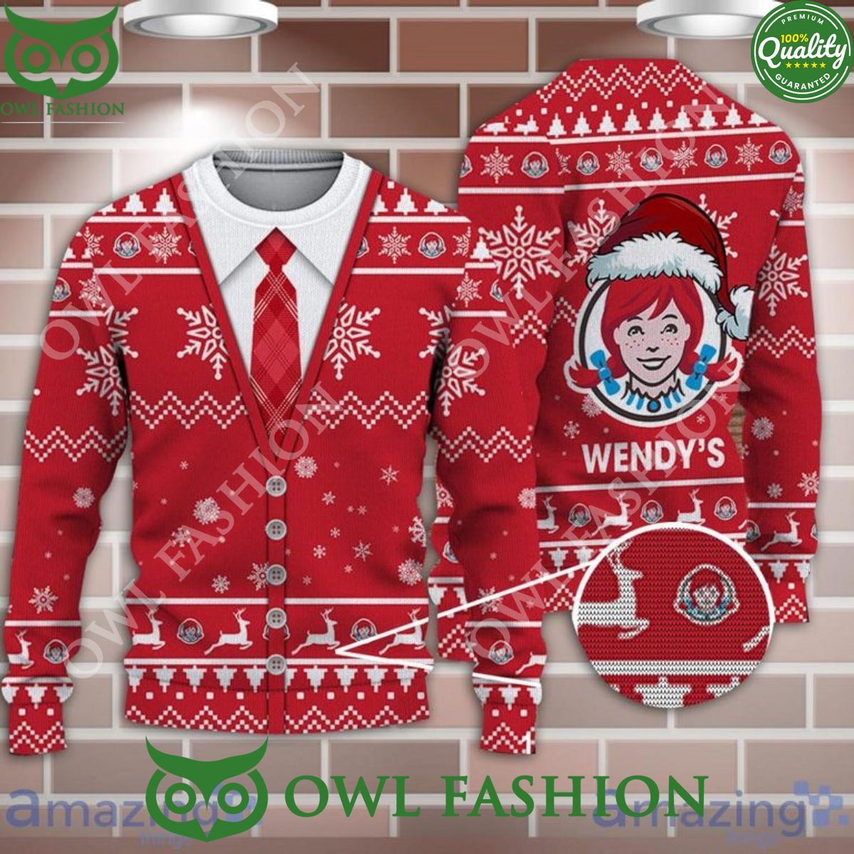 wendys santahat pattern christmas ugly sweater jumper 1 4xckP.jpg