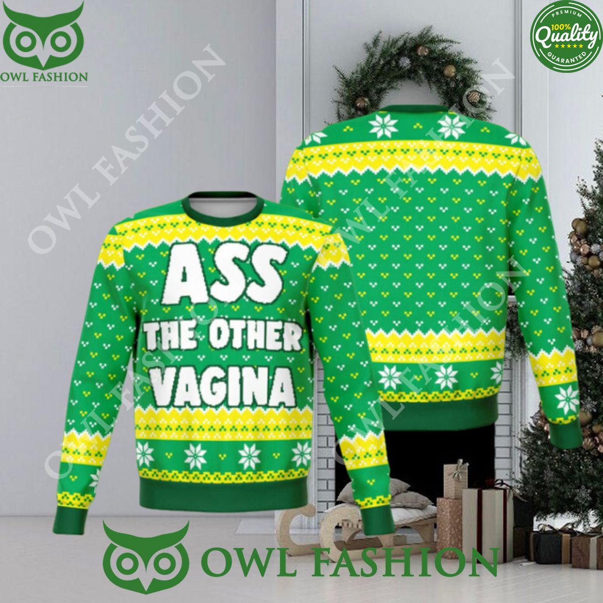 Ass the other vagina Christmas sweater Radiant and glowing Pic dear