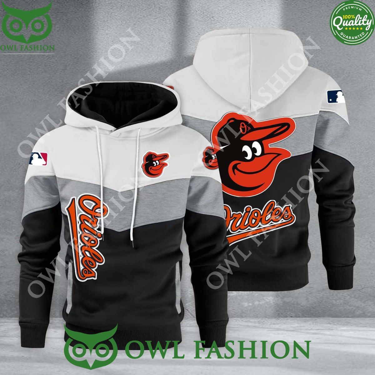 baseball baltimore orioles team mlb black white printed hoodie 1 VUpMS.jpg