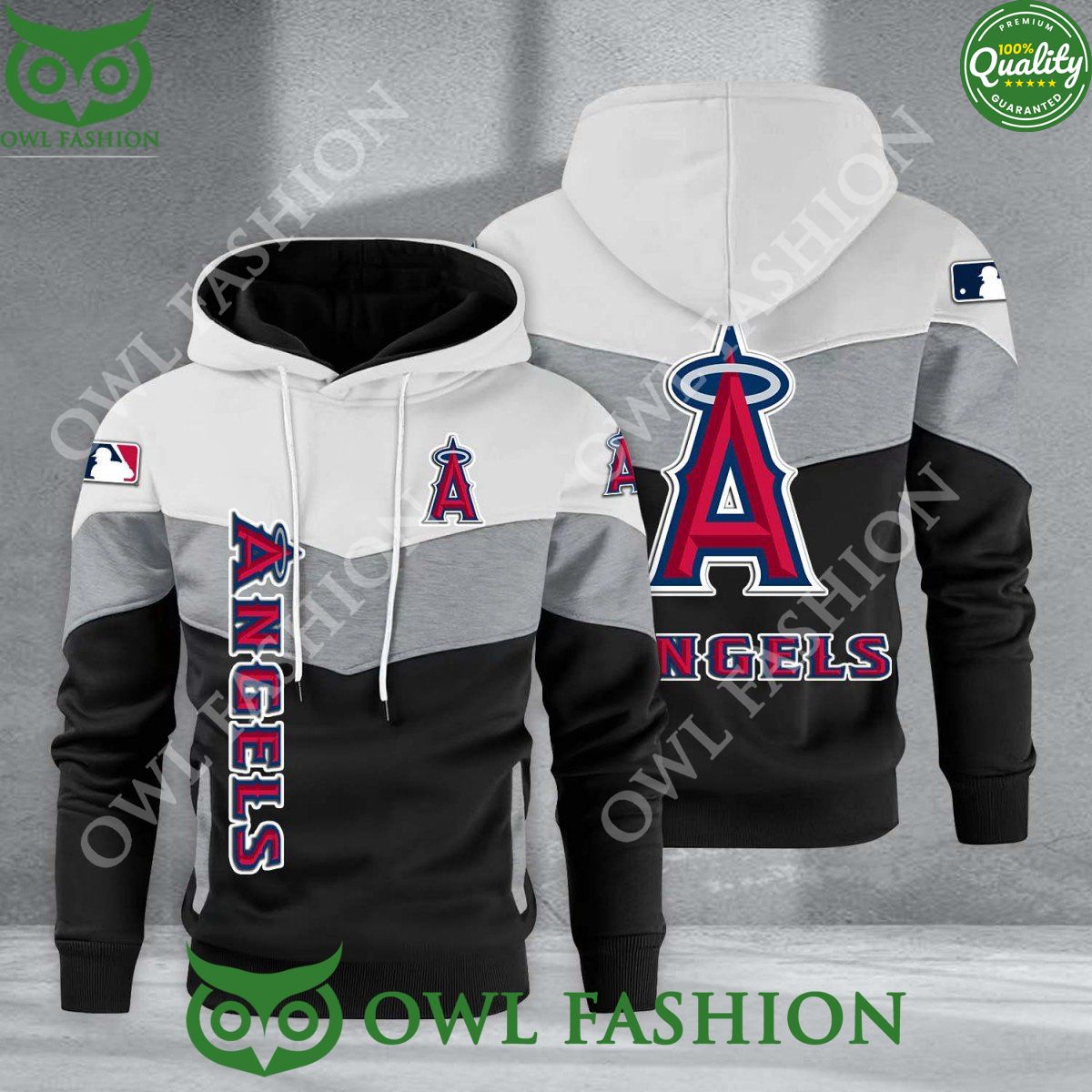 baseball los angeles angels team mlb black white printed hoodie 1 TAQVP.jpg