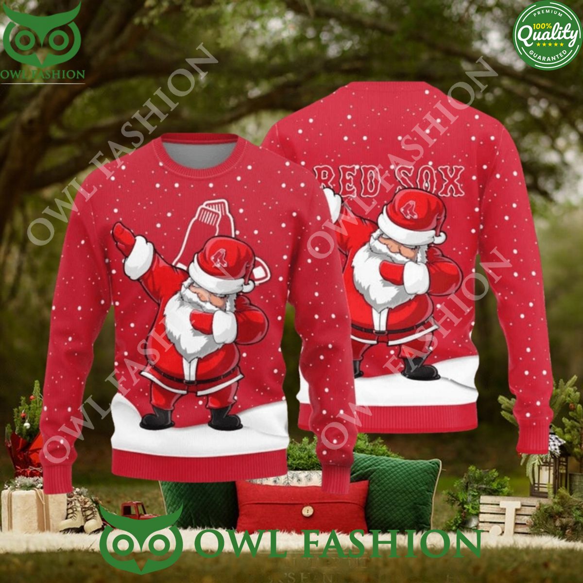 Boston Red Sox Dab Santa New Style Sweater Jumper Wow! This is gracious