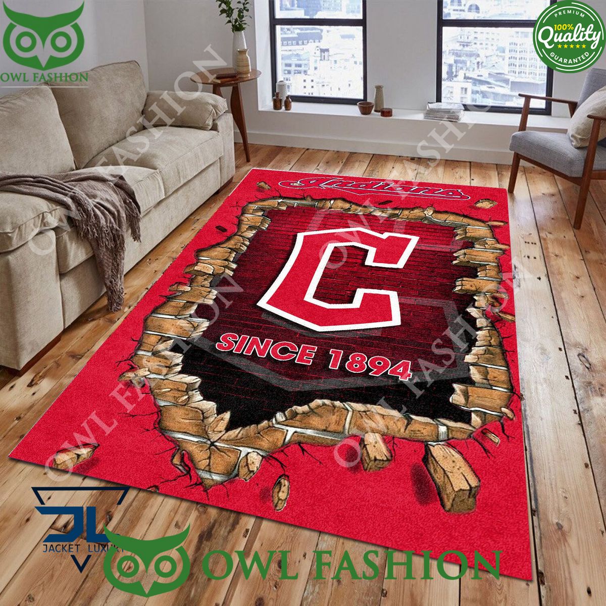 broken wall cleveland indians mlb baseball team rug carpet living room 1 jMXAm.jpg