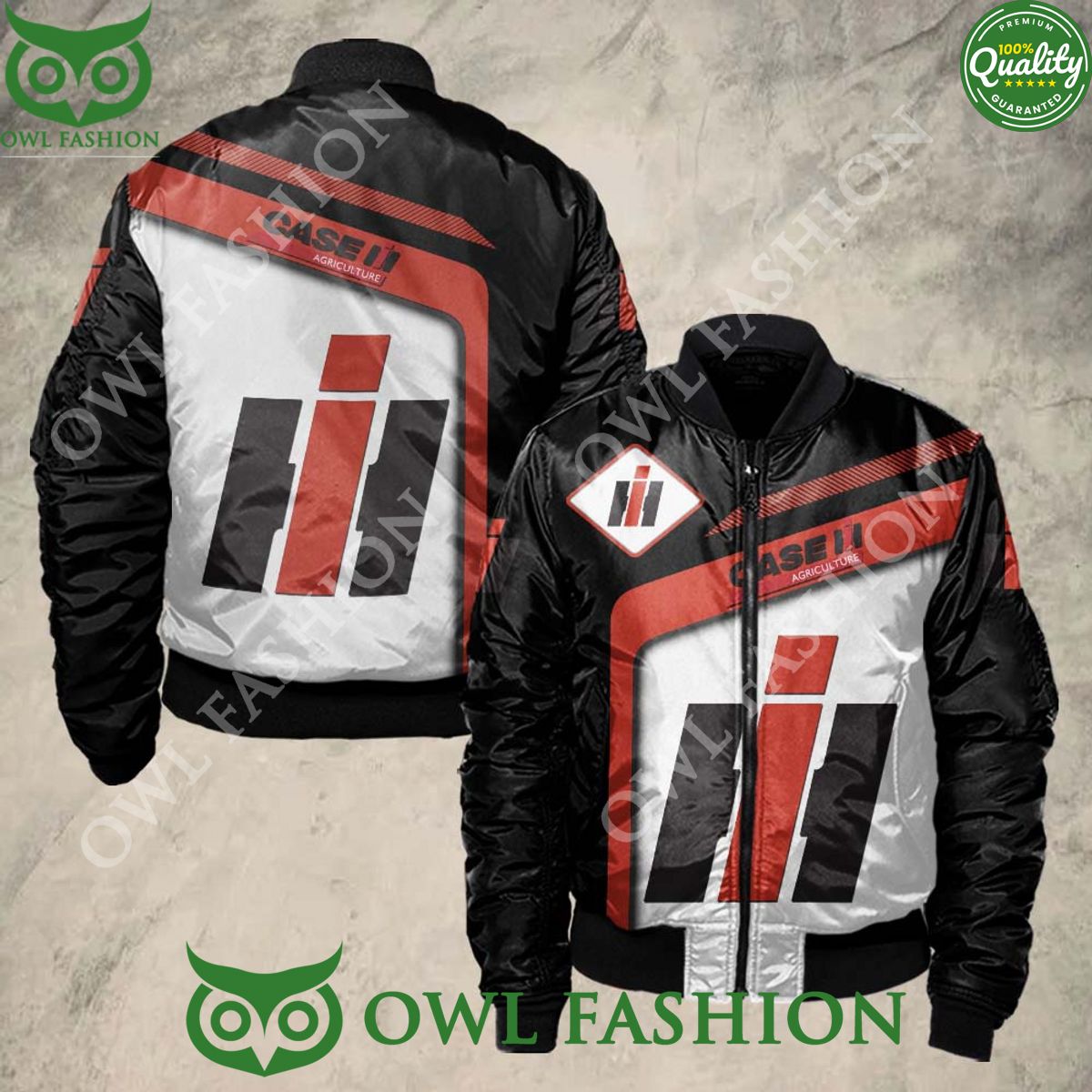Case IH Car Bomber Jacket Printed How did you learn to click so well