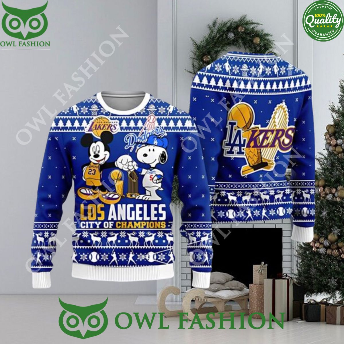 cheap mickey and snoopy los angeles dodgers ugly christmas sweater jumper 1 YhvNN.jpg