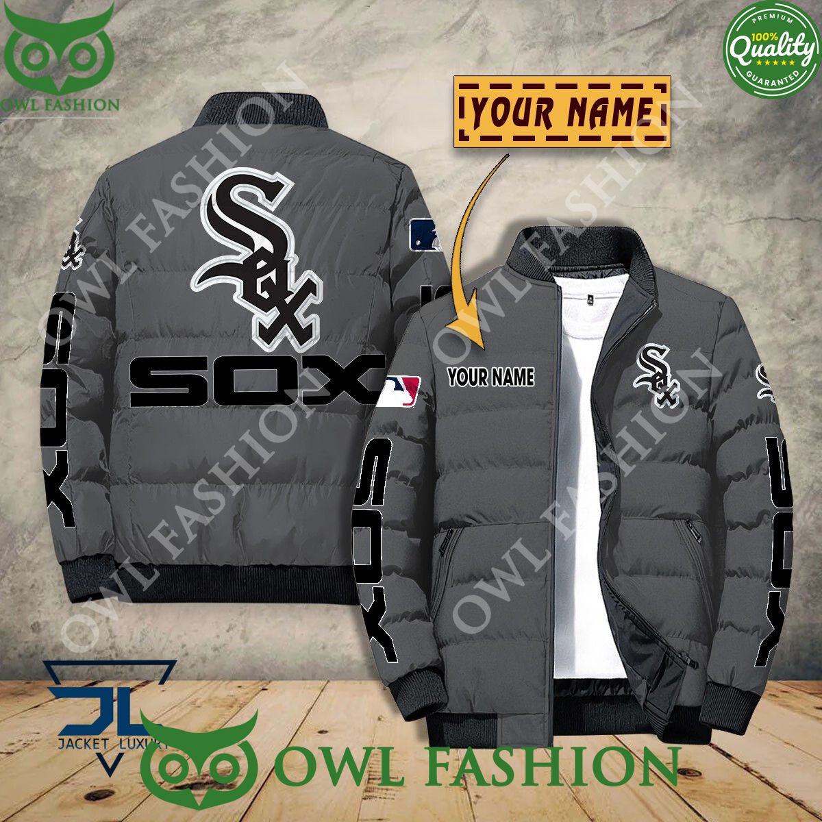 Chicago White Sox Custom Name MLB Baseball Jacket Sport Out of the world