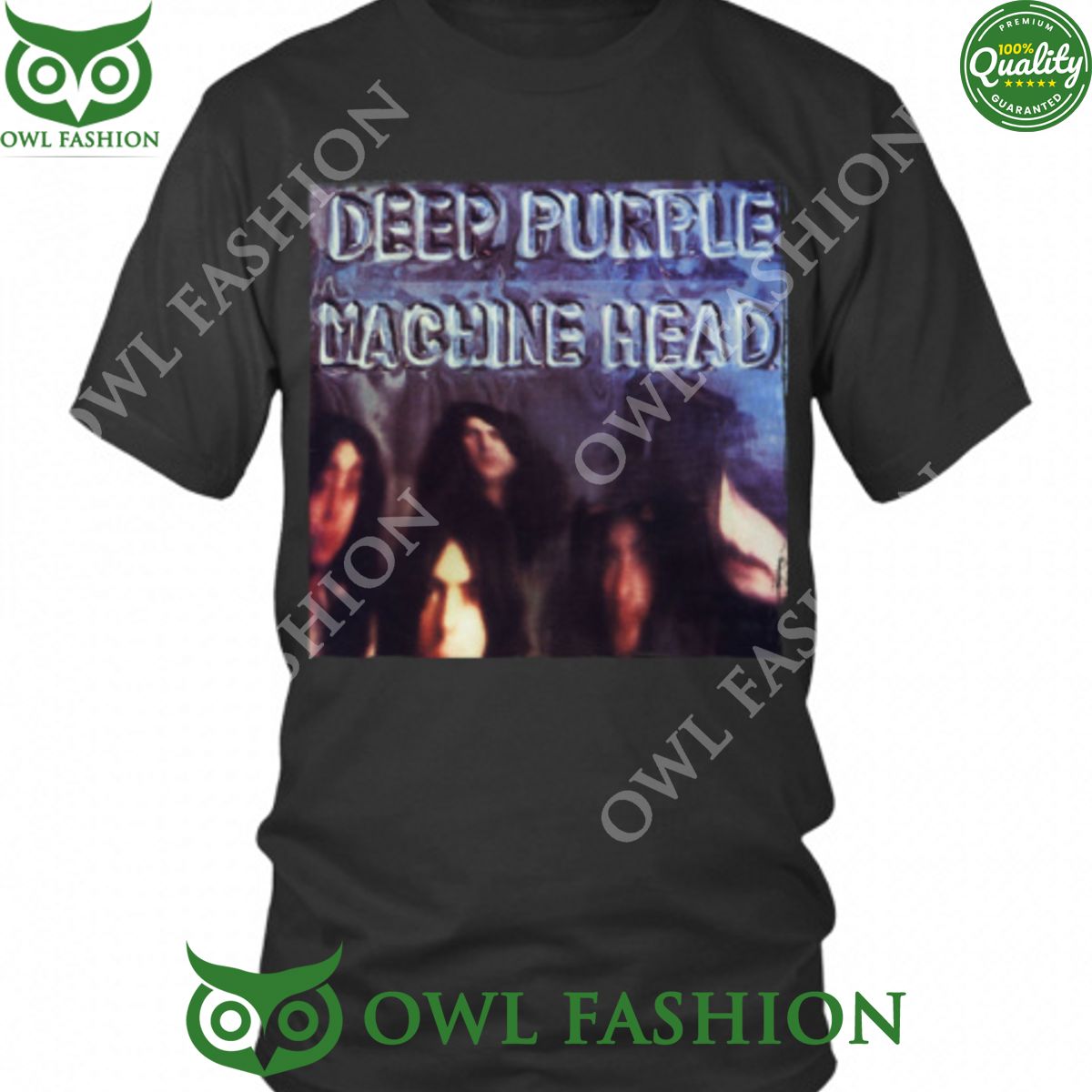 Deep Purple Machine Head Album Rock Band t shirt Eye soothing picture dear