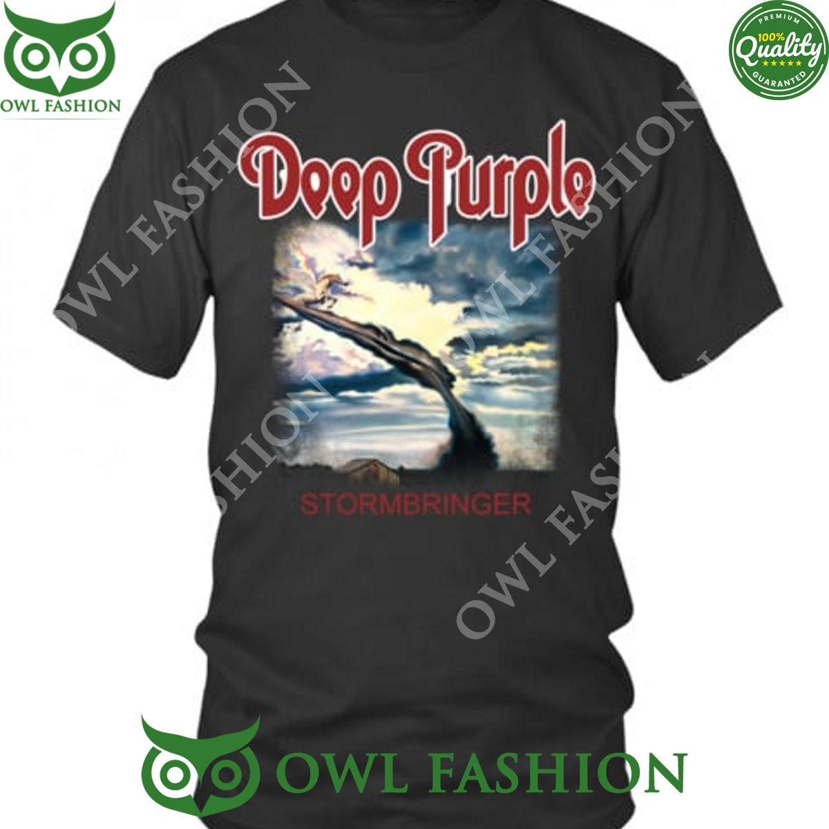 Deep Purple Stormbringer Rock Band Album t shirt Loving, dare I say?
