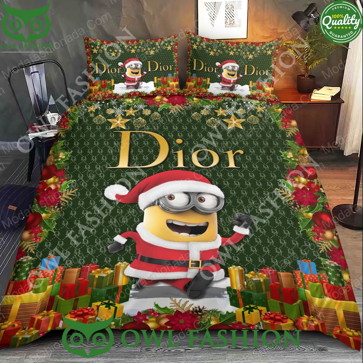 Dior Christmas Minion Premium Bedding Sets I like your hairstyle