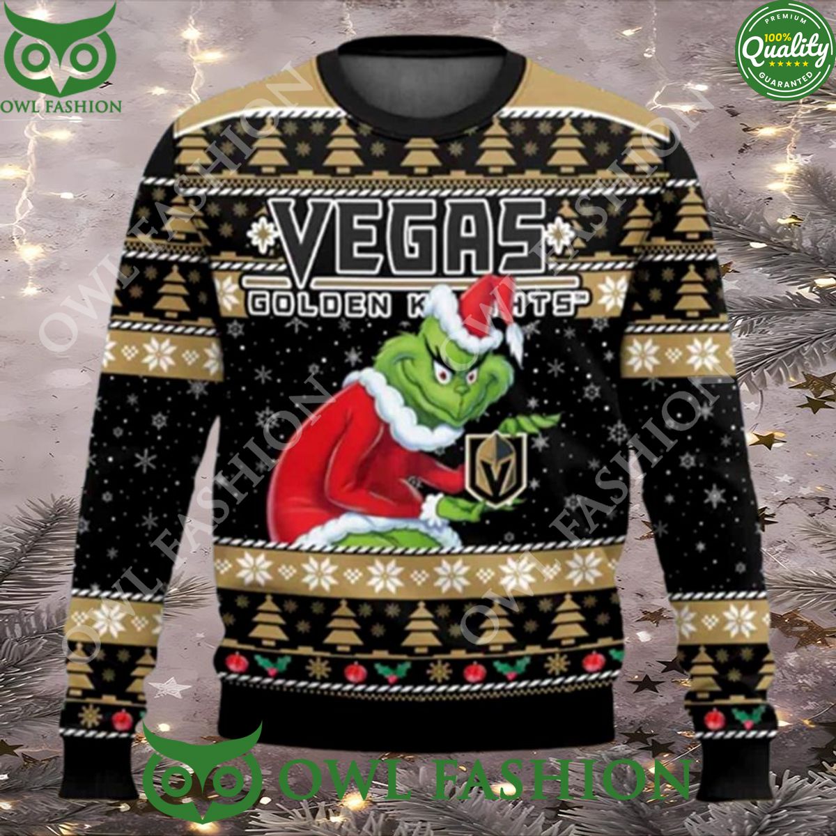 golden knights hockey grinch ugly christmas sweater jumper 1 F7JMA.jpg