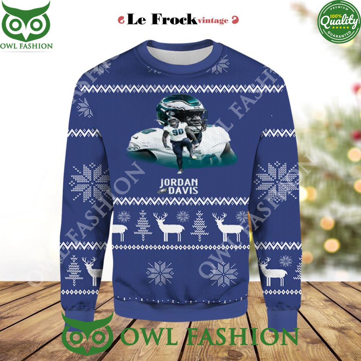 jordan davis philadelphia eagles premium ugly christmas sweater jumper 1 MtCHJ.jpg