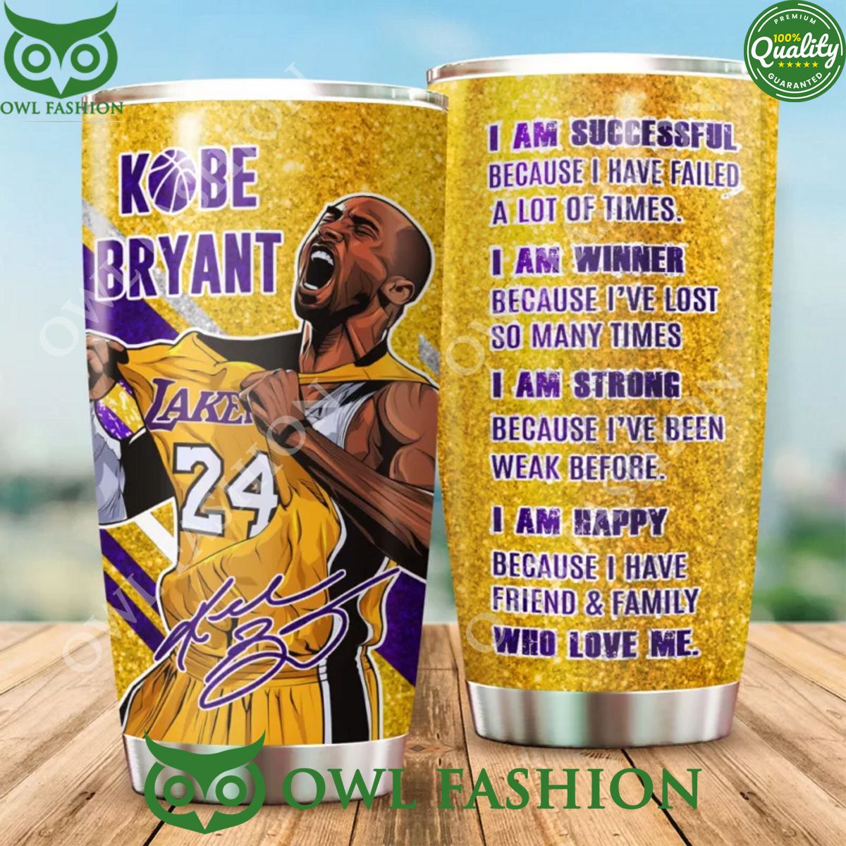 Kobe Bryant Legend Los Angeles Lakers NBA Winner Tumbler Selfie expert