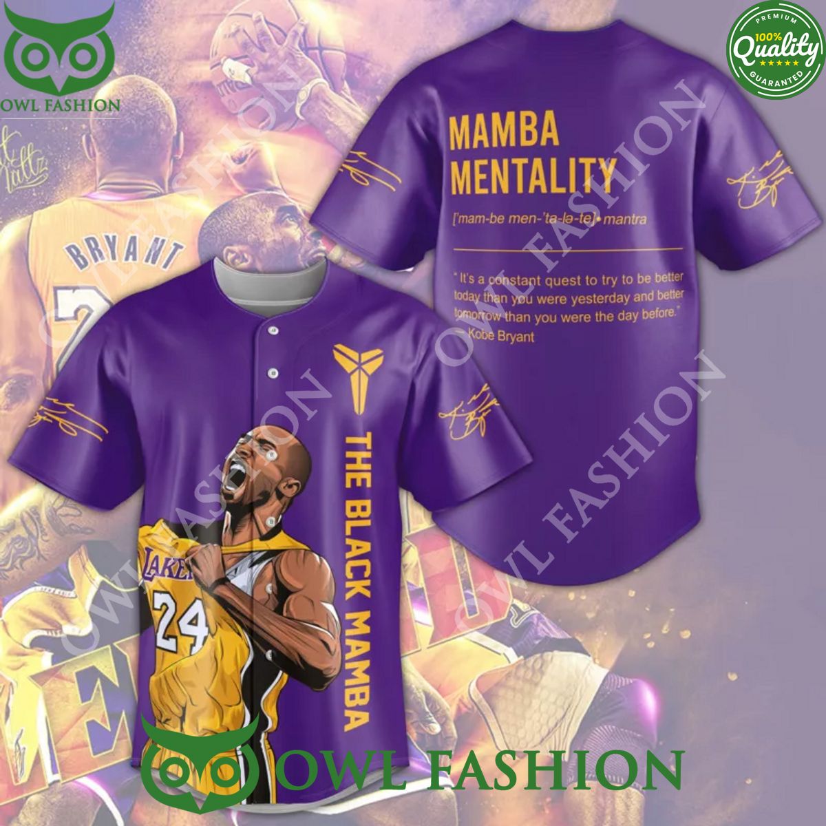 legend kobe bryant the black mamba mentalilty printed purple baseball jersey 1 2VS95.jpg