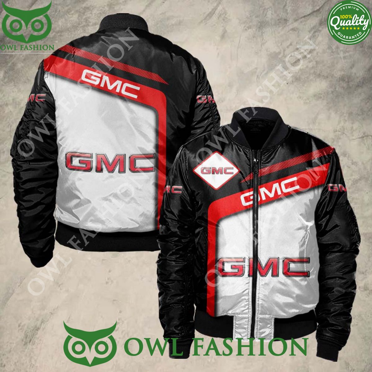 Limited GMC Car Logo Brand 3D Bomber Jacket Sizzling