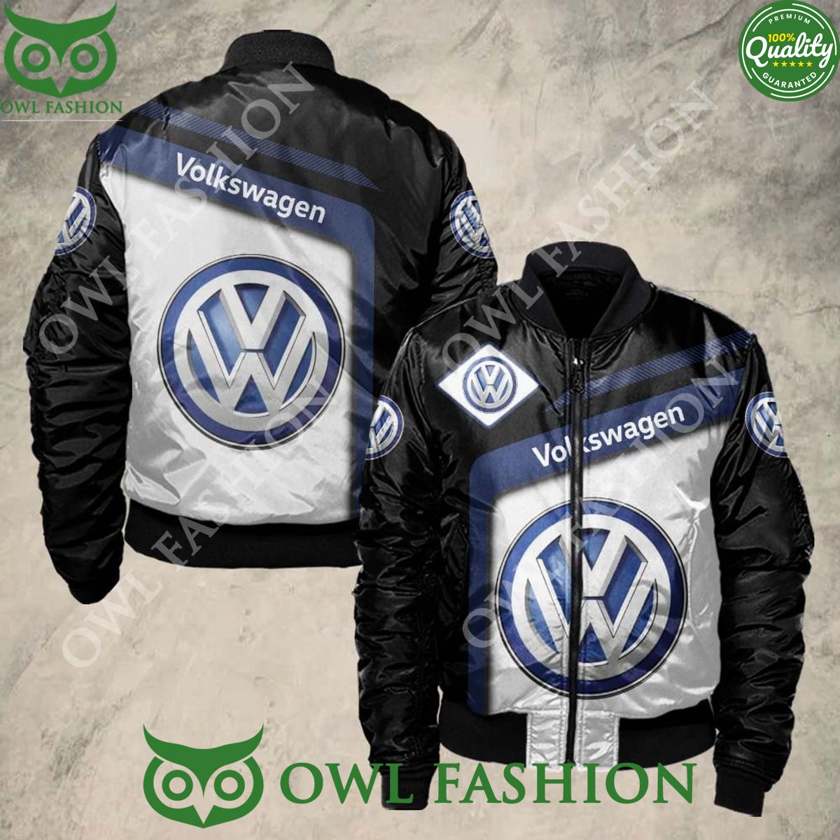 Limited Volkswagen Logo Brand 3D Bomber Jacket Nice place and nice picture