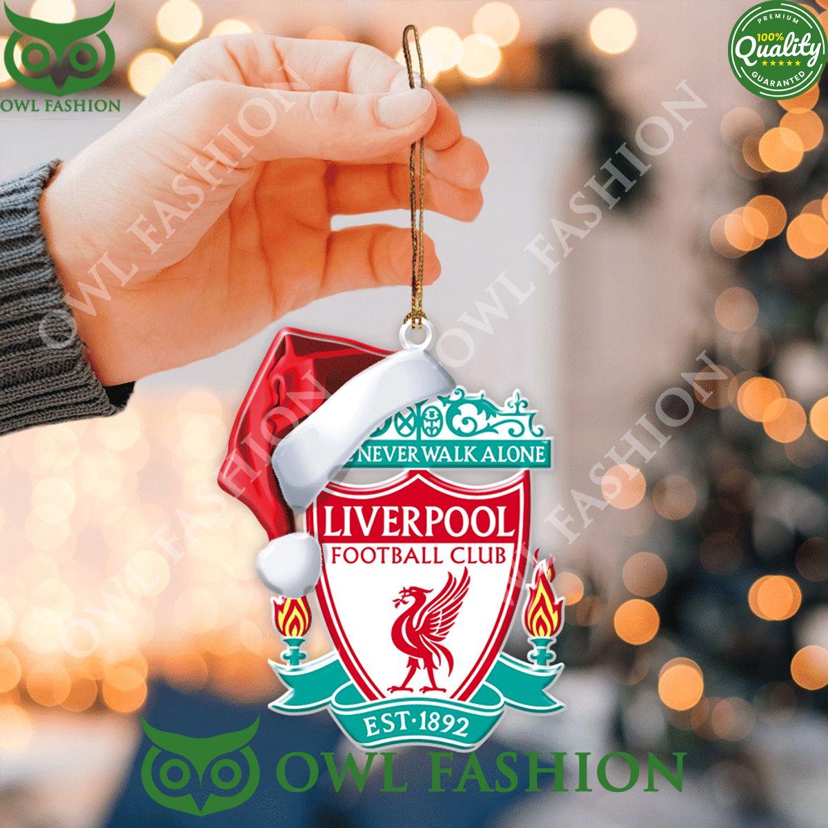 Liverpool Logo Christmas 2 Side Printed Ornament Wow! This is gracious