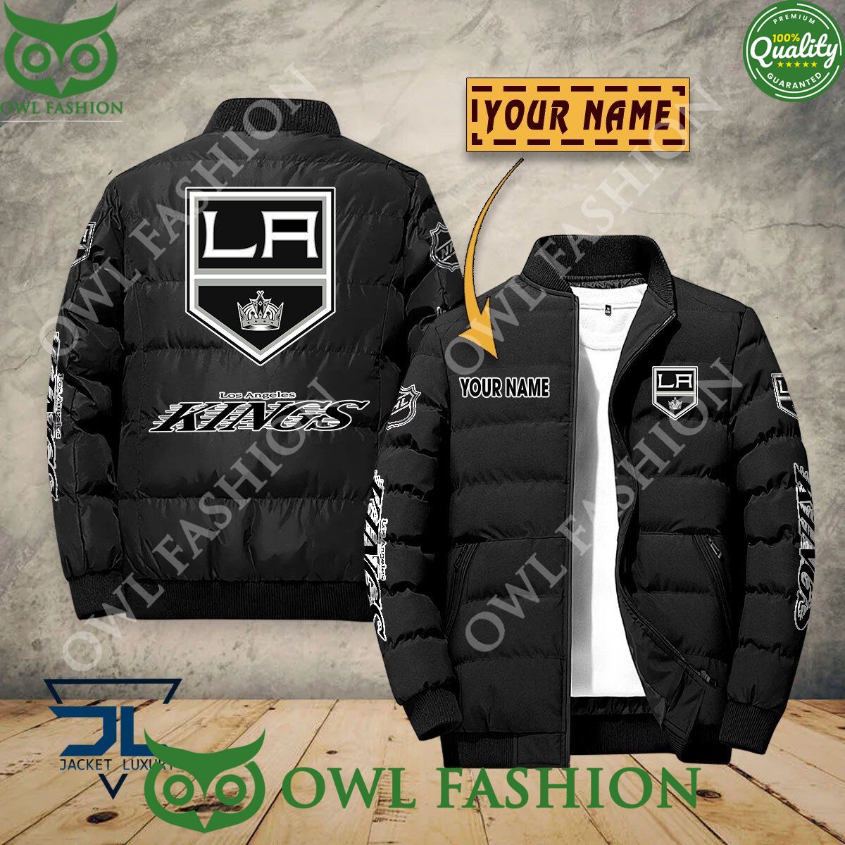 los angeles kings custom name nhl ice hockey puffer jacket sport 1 ZG226.jpg